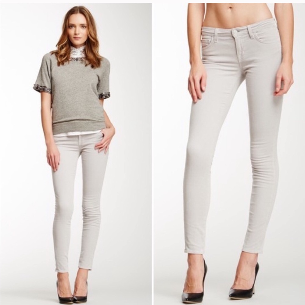 Adorable sexy J Brand corduroy skinny pants cloud